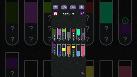 Water Sort Puzzle | Guru Game - Level 101 gelöst