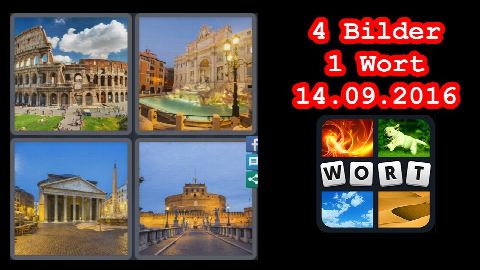 4 Bilder 1 Wort - Tägliches Rätsel - Italien - 14.09.2016 - 14.9.2016 - 14. September 2016 - Lösu