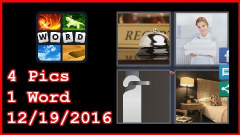 4 Pics 1 Word - 12/19/2016 - Daily Puzzle - Christmas 2016 - 12/19/2016 - December 19, 2016 - Answer