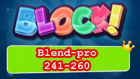 BLOCK! Blend-pro Level 241-260 (Special Platinum) - Lösung Solution Walkthrough