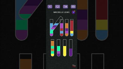 Water Sort Puzzle | Guru Game - Speziallevel (nach Level 105) gelöst