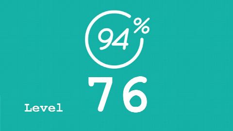 94 Prozent (94%) - Level 76 - Ein Ball fuer ... - Lösung