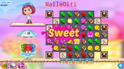 Ice Cream Paradise - Match 3 - Level 209 - Lösung Solution Walkthrough