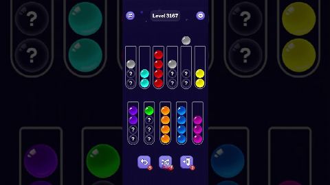 Ball Sort Puzzle – Level 3161–3170 gelöst