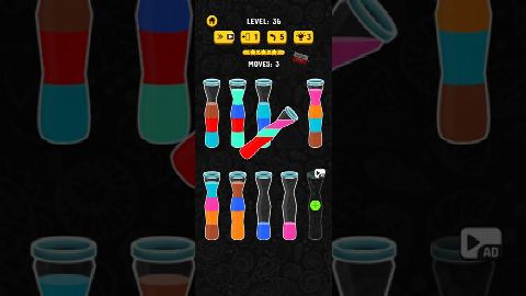 Color Water Sort Puzzle Games – Level 31–40 gelöst | Level 31–40 solved