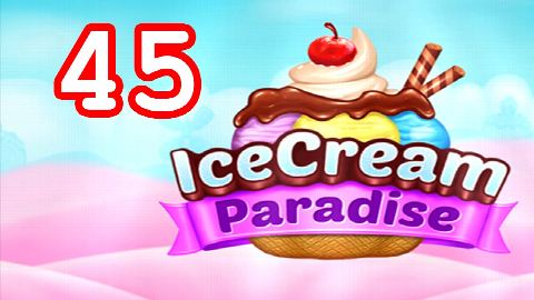 Ice Cream Paradise - Match 3 - Level 45 - Lösung Solution Walkthrough