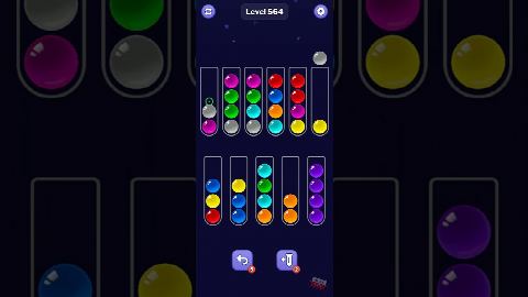Ball Sort Puzzle – Level 561–570 gelöst
