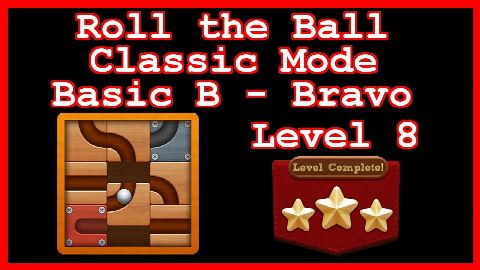 Roll the Ball Bravo Level 8 (Classic - Basic B) - Lösung Solution Walkthrough