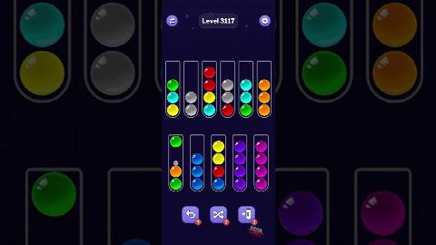 Ball Sort Puzzle – Level 3111–3120 gelöst