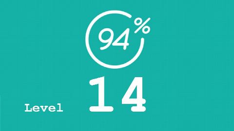 94 Prozent (94%) - Level 14 - Bild Paar im Bett - Lösung