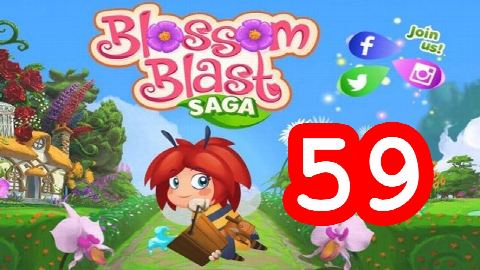 Blossom Blast Saga - Level 59 - Lösung Solution Walkthrough