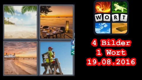 4 Bilder 1 Wort - Tägliches Rätsel - Brasilien - 19.08.2016 - 19.8.2016 - 19. August 2016 - Lösung