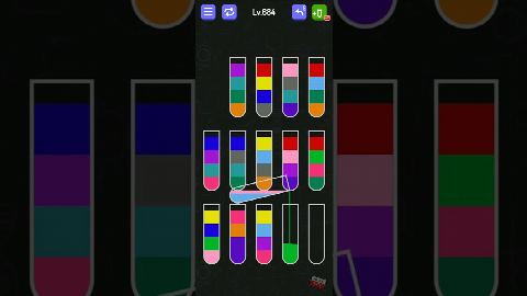 Water Sort - puzzle games – Level 681–690 gelöst