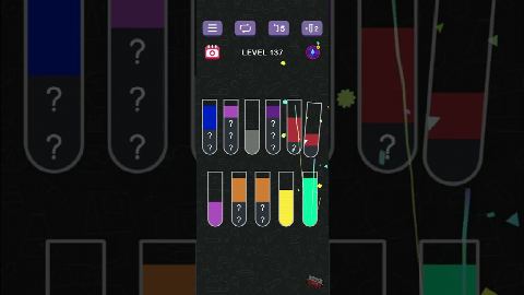 Water Sort Puzzle | Guru Game - Level 137 gelöst