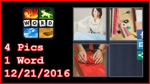 4 Pics 1 Word - 12/21/2016 - Daily Puzzle - Christmas 2016 - 12/21/2016 - December 21, 2016 - Answer