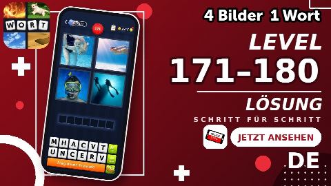 4 Bilder 1 Wort – Level 171–180 gelöst | Alle Lösungen (Update: 2026)