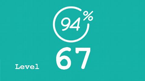 94 Prozent (94%) - Level 67 - Rottoene - Lösung