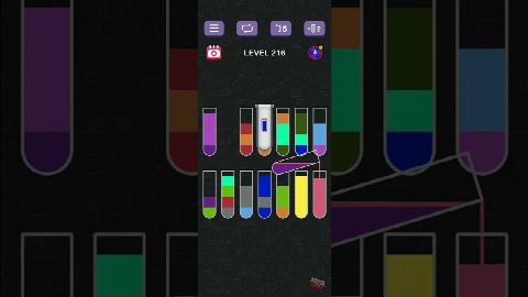 Water Sort Puzzle | Guru Game - Level 216 gelöst