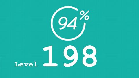 94 Prozent (94%) - Level 198 - Rom.avi - Lösung