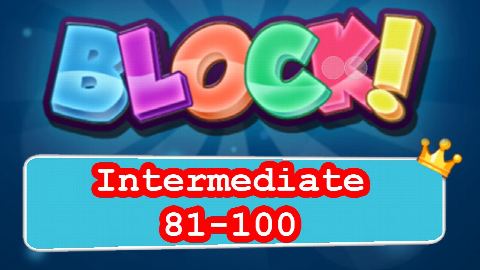 BLOCK! Intermediate Level 81-100 (Basic) - Lösung Solution Walkthrough