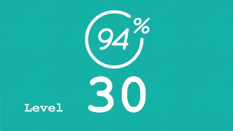 94 Prozent (94%) - Level 30 - Las Vegas - Lösung
