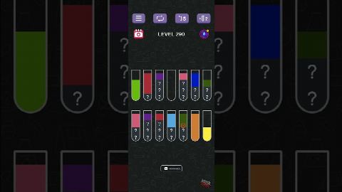 Water Sort Puzzle | Guru Game - Level 290 gelöst