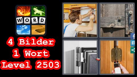 4 Bilder 1 Wort - Level 2503 - Küchenmontage, Tür, Fenster - Lösung
