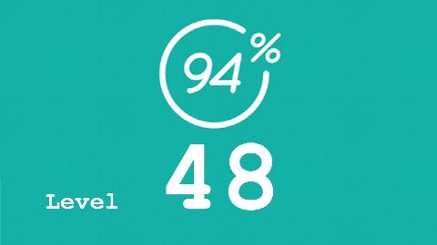 94 Prozent (94%) - Level 48 - Bild Streichholz - Lösung