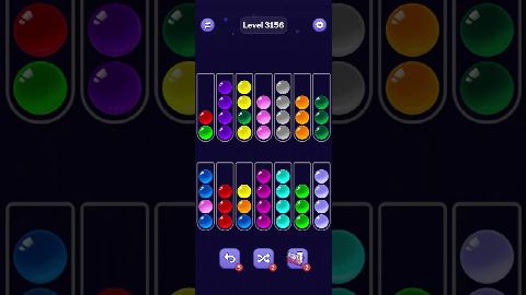 Ball Sort Puzzle – Level 3151–3160 gelöst