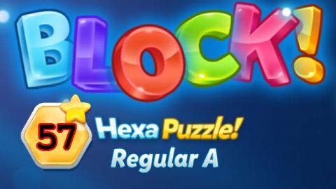 BLOCK! Hexa Puzzle! Regular A Level 57 (Basic) - Lösung Solution Walkthrough