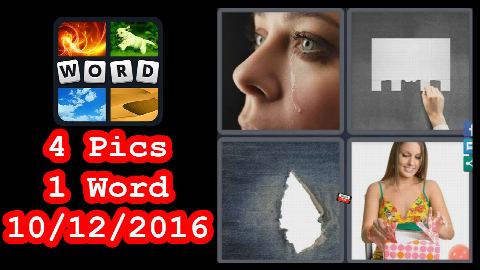 4 Pics 1 Word - Daily Puzzle - Halloween 2016 - 10/12/2016 - 10/12/2016 - October 12, 2016 - Answer