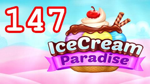 Ice Cream Paradise - Match 3 - Level 147 - Lösung Solution Walkthrough