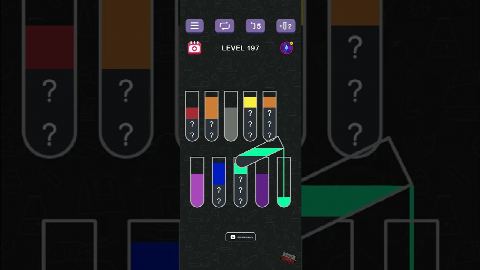 Water Sort Puzzle | Guru Game - Level 197 gelöst