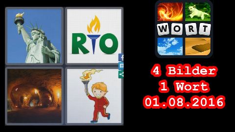 4 Bilder 1 Wort - Tägliches Rätsel - Brasilien - 01.08.2016 - 1.8.2016 - 1. August 2016 - Lösung