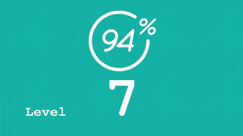 94 Prozent (94%) - Level 7 - Bild Hausbau - Lösung
