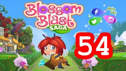 Blossom Blast Saga - Level 54 - Lösung Solution Walkthrough