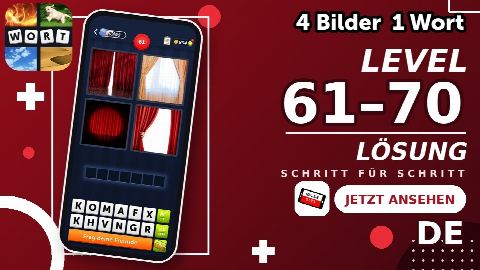 4 Bilder 1 Wort – Level 61–70 gelöst | Alle Lösungen (Update: 2026)