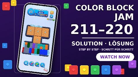 Color Block Jam – Level 211–220 gelöst