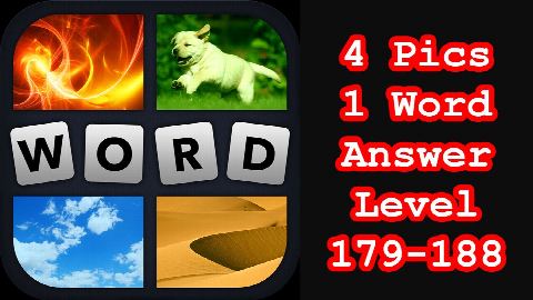 4 Pics 1 Word - Level 179-188 - Find 3 words beginning with B! - Answers Walkthrough