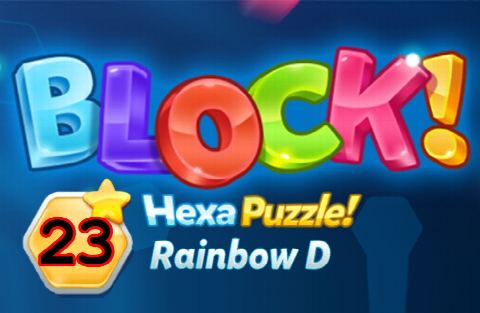 BLOCK! Hexa Puzzle! Rainbow D Level 23 (Premium) - Lösung Solution Walkthrough