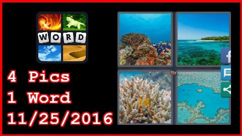 4 Pics 1 Word - Daily Puzzle - Australia 2016 - 11/25/2016 - 11/25/2016 - November 25, 2016 - Answer