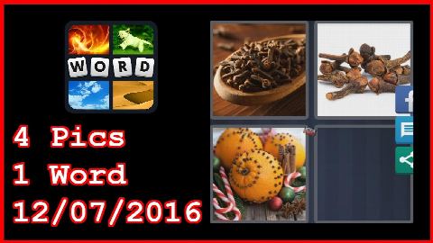 4 Pics 1 Word - 12/07/2016 - Daily Puzzle - Christmas 2016 - 12/7/2016 - December 7, 2016 - Answer