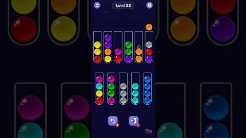 Ball Sort Puzzle – Level 31–40 gelöst