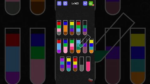 Water Sort - puzzle games – Level 1421–1430 gelöst