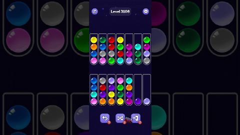 Ball Sort Puzzle – Level 3101–3110 gelöst