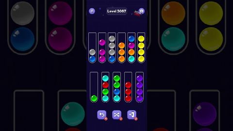 Ball Sort Puzzle – Level 3081–3090 gelöst