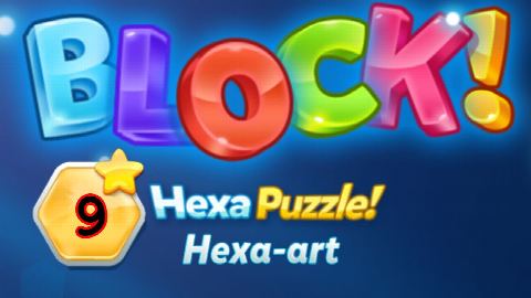 BLOCK! Hexa Puzzle! Hexa-art Level 9 (Premium) - Lösung Solution Walkthrough