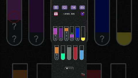 Water Sort Puzzle | Guru Game - Level 305 gelöst