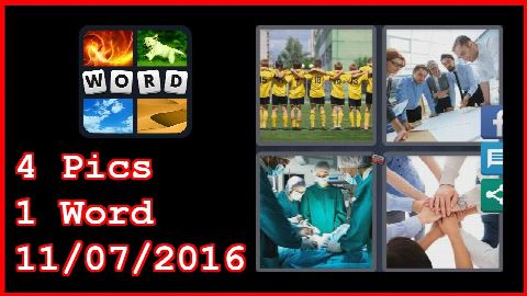 4 Pics 1 Word - Daily Puzzle - Australia 2016 - 11/07/2016 - 11/7/2016 - November 7, 2016 - Answer