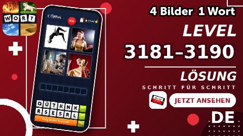 4 Bilder 1 Wort – Level 3181–3190 gelöst | Alle Lösungen (Update: 2026)